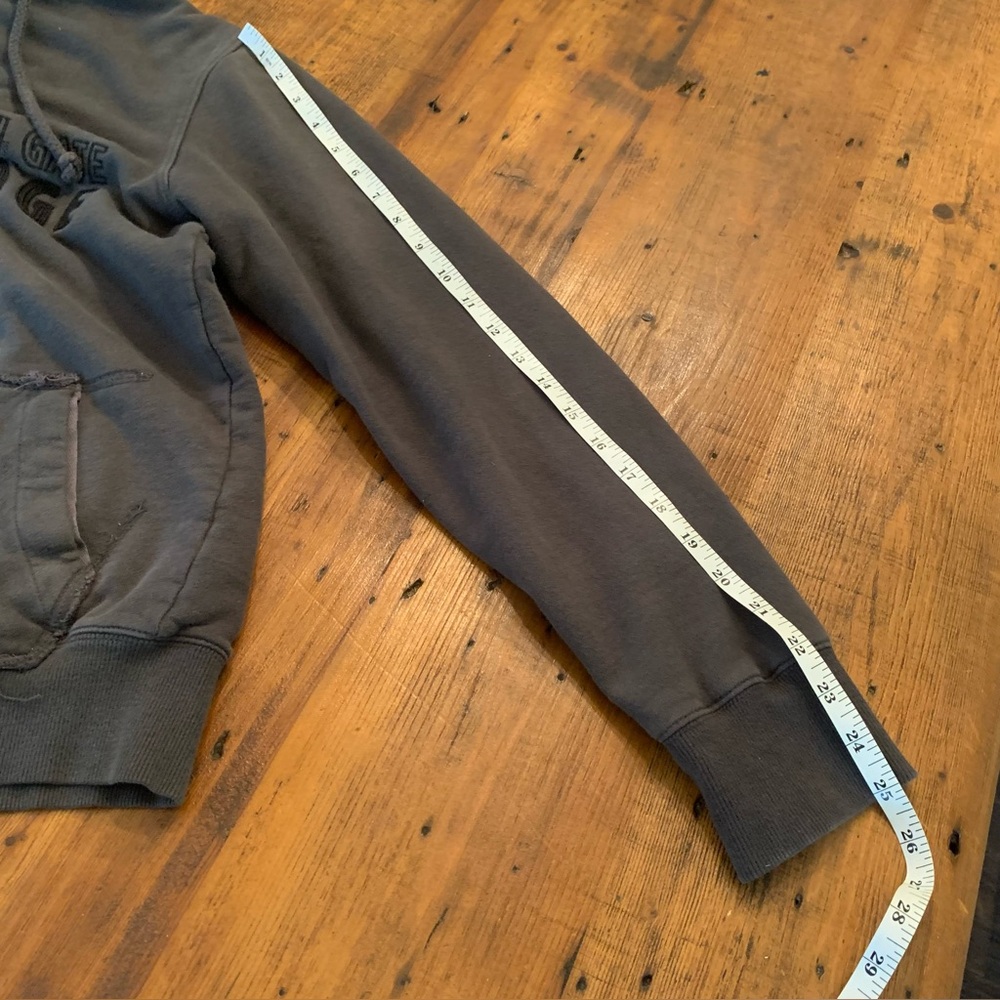Golden Gate Bridge Dream Big Unique Distressed Streetwear Zip Up Hoodie Sz XS - Picture 8 of 10